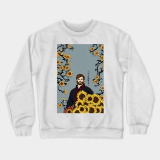 Rosary Boxer Japanese art style Crewneck Sweatshirt